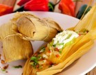 You’ve Got To Try These Mushroom & Goat Cheese Tamales With Mole Verde!