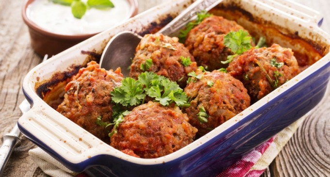 What’s Better Than Homemade Meatballs?…. Slow Roasted, Parmesan-Stuffed Meatballs!