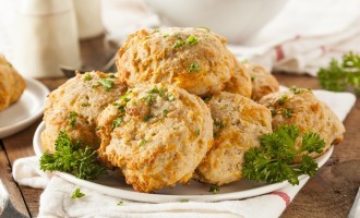 Dive In Guilt-Free…You’ll Never Guess What’s In These Cheddar-Cheese Biscuits!