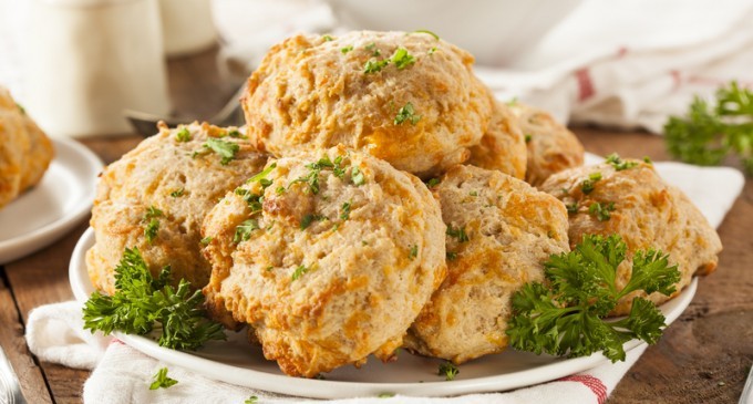 Dive In Guilt-Free…You’ll Never Guess What’s In These Cheddar-Cheese Biscuits!