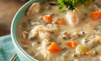 This Hearty Chicken & Rice Soup Really Hits The Spot On A Cold Winters Day!