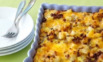 Start The Day Off Right With This Hash Brown-Filled Sausage Casserole
