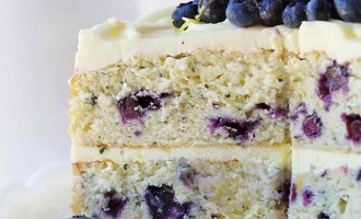 Thick, Rich & Creamy:  This Blueberry Zucchini Cake Is Amazing!