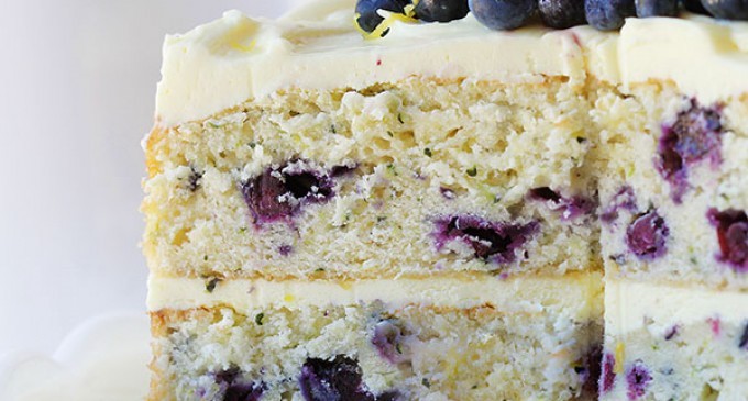 Thick, Rich & Creamy: This Blueberry Zucchini Cake Is Amazing!