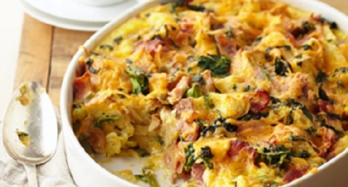Better Than Your Average, Boring, Morning Omelette: Make A Ham & Cheese Egg Bake Instead!