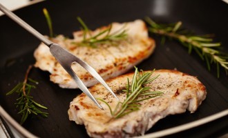 This Is One Of Our Must Try Recipes: These Tantalizing Pork Chops Are Infused With Sherry & Rosemary