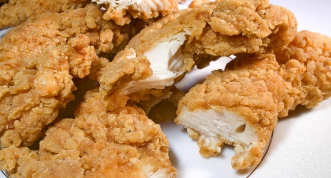 Baked… Never Fried: Dijon Chicken Tenders With Cheddar Breading