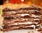 Chocolate Hazelnut Buttercream Cake With A Rich & Creamy Vanilla Frosting