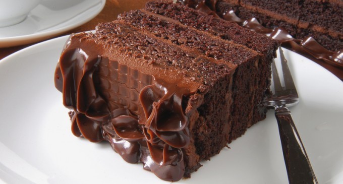 This Dark Chocolate Cake With Homemade Chocolate Butter Cream Frosting Is To Die For