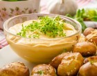 The Ultimate Super Bowl Snack: Creamy Cheese Dip With Home Made Salty Pretzel Knots
