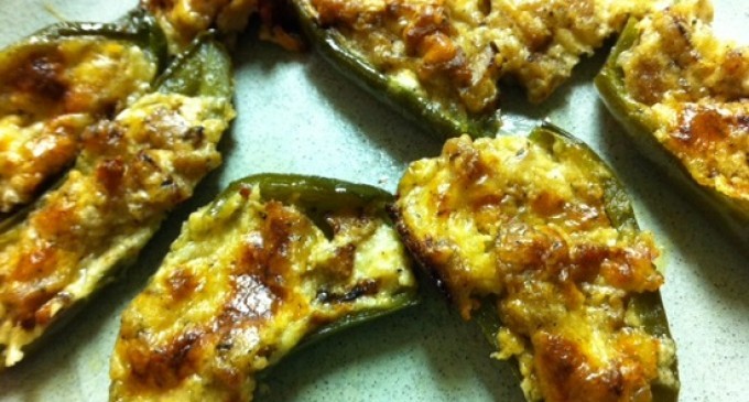 Snack Attack: Sausage & Cream Cheese Stuffed Jalapeno Poppers