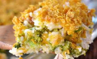 This Cheesy Chicken, Broccoli & Rice Casserole Is Destined To Become A New Family Favorite!