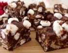 Looking For A Quick & Easy Dessert? Then Try This Rocky Road Fudge ~ It Only Takes 10 Minutes!