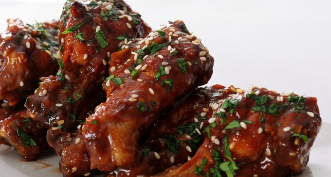 The Best Damn Bourbon Barbecued Chicken Wings You Have Ever Had In Your Life!