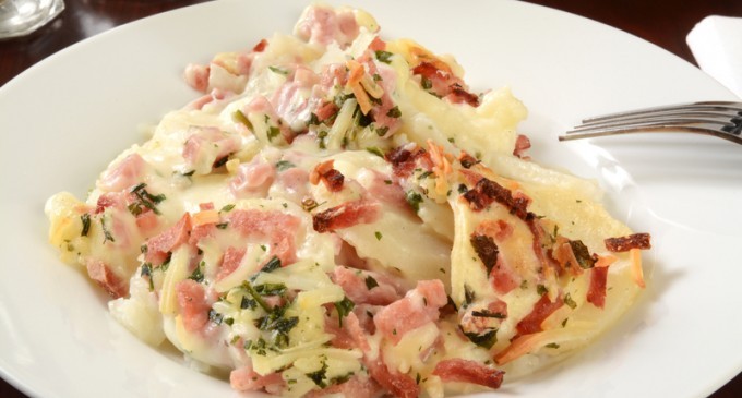 Packed With Ham & Super Cheesy, The Potato Dish Is The Best Thing You’ll Eat All Week
