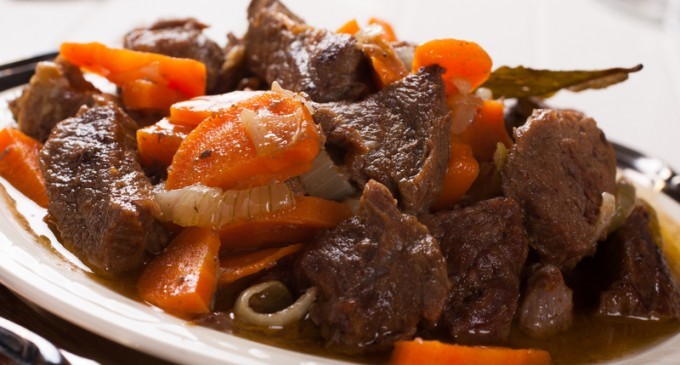 This Beer-Braised Beef With Onions & Carrots Will Have You Rethinking What’s For Dinner Tonight!
