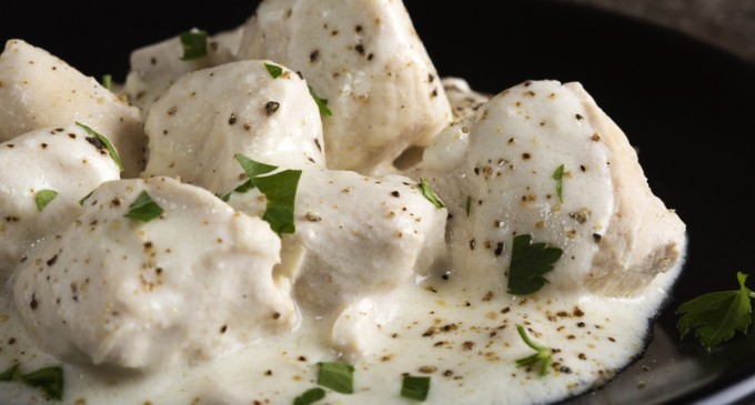 This Baked Herbed Chicken With A Thick Cream Sauce Is To Die For