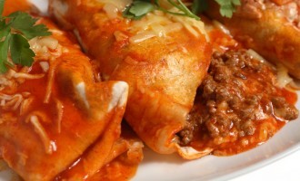 These Classic Enchiladas Are Incredible! The Homemade Red Sauce Makes All The Difference!