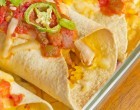 This Cheesy Taquito Casserole Has Fresh Veggies & Loads Of Spices – It’s Tex-Mex Comfort Food In A Pan!
