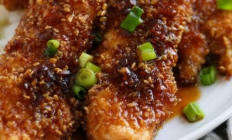 These Asian Inspired Fried Chicken Strips Where The Best Thing We Had All Week & The Recipe Was Easy!