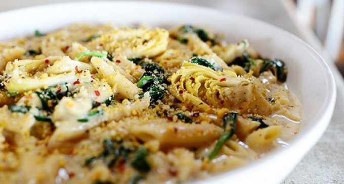 If You Like Spinach Artichoke Dip Then You Are Going To Like This Version We Made Into A Pasta!