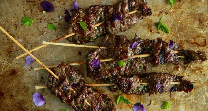 It Could Be Cause Of The Marinade Or The Seasoning But These Beef Skewers Are Super Addicting!