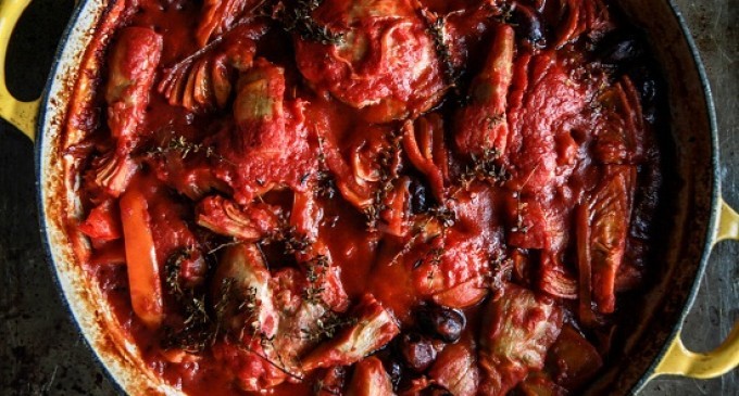 Have You Ever Had Roman Chicken Before? This Flavorful Stew Is Made With Some Unique Ingredients!