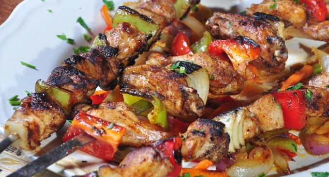 The Marinade That These Sausage & Pepper Skewers Are Grilled With Is Simple But Holds A Ton Of Flavor!