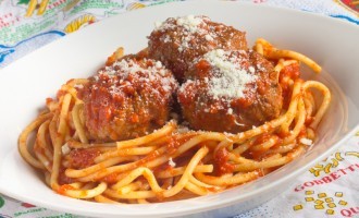 This May Look Like A Traditional Spaghetti & Meatball But We’ve Added Something Unexpected!