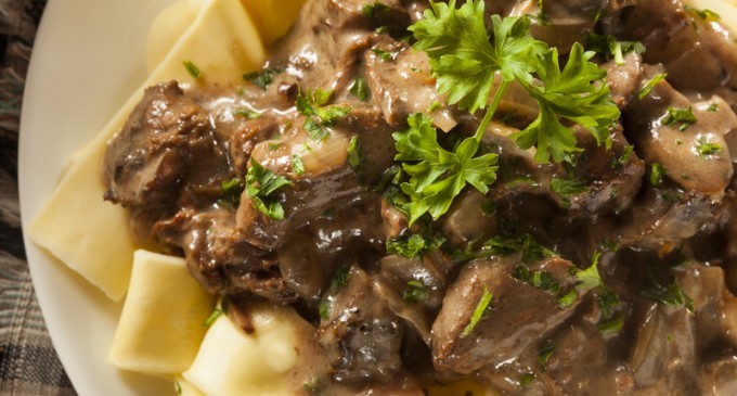 The Best Slow Cooker Recipe You’ll Ever Have: Tender, Juicy Beef Tips With A Rich Mushroom Gravy