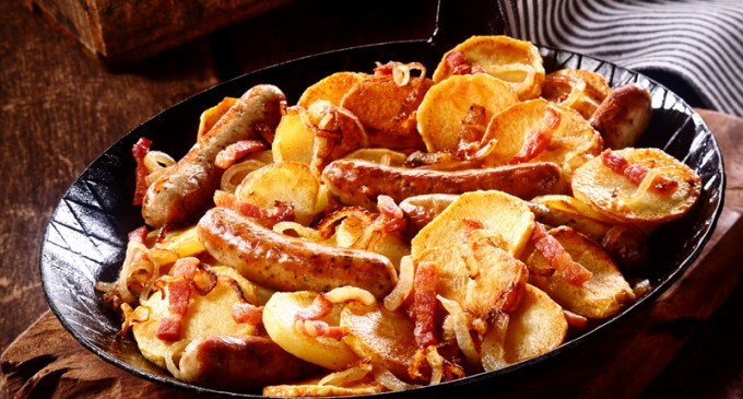 This Sausage & Potato Bake Is Perfect To Make For Breakfast Or Dinner!