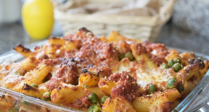 You’ve Probably Had Rigatoni Before, But Have You Have It With Sumptuous Parmesan Chicken Nuggets?