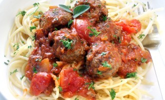 An All-American Classic Everyone Should Know How To Make: Spaghetti With Homemade Meatballs