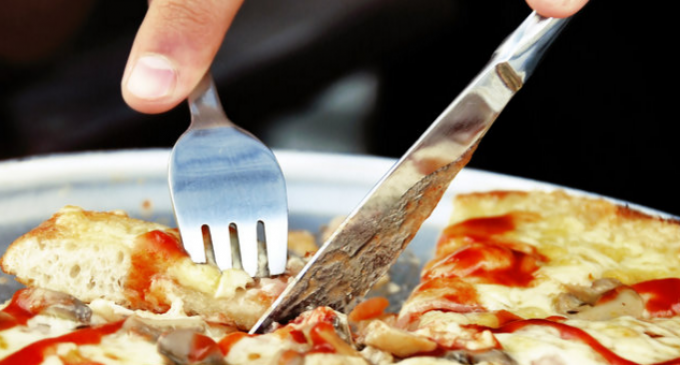 Would You Eat Your Pizza With A Knife & Fork? We Were Skeptical At First, But This May Just Be The Greatest Idea Ever!