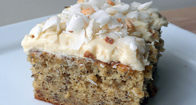 When Was The Last Time You Made A Luscious Banana Cake With A Rich Cream Cheese Frosting?
