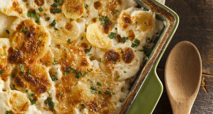 We Added Layers Of Crispy Bacon To This Classic, Creamy Potato Dish & It Turned Out Amazing!