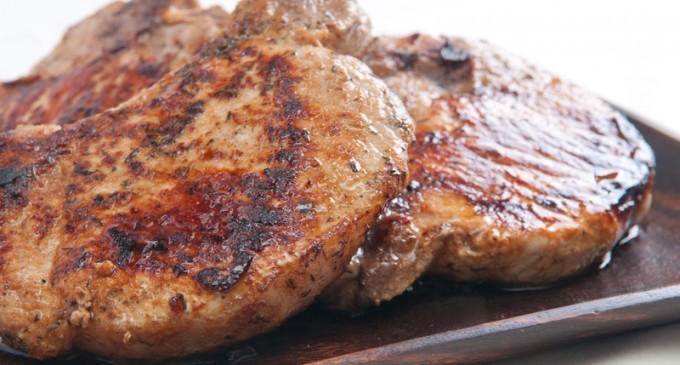 These One-Pan Baked Pork Chops Have An Unusual Seasoning That Gives Them Some Serious Flavor