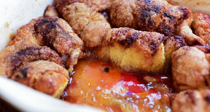 This Southern Peach Dumpling Is The Best Things Ever – Especially When This Is Poured In!