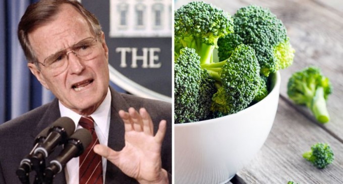George H. W. Bush Has A Serious Vendetta For Broccoli & We Can’t Stop Laughing About It!