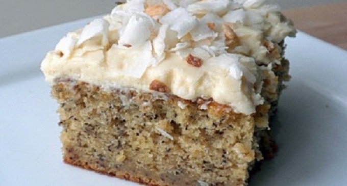 Looking For A Dessert To Make Try This: Ultra Luscious Banana Cake With A Rich Cream Cheese Frosting
