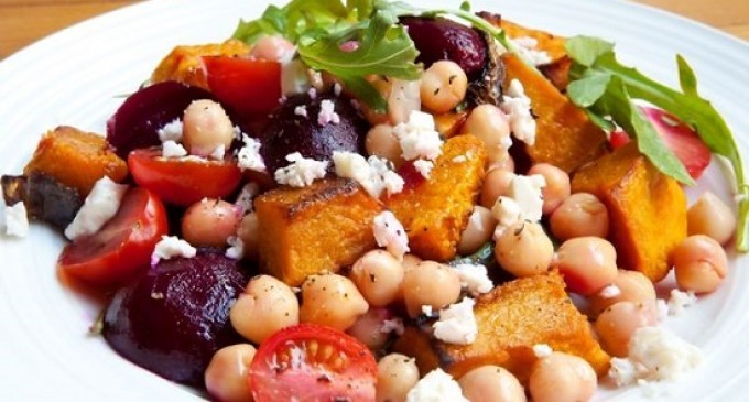 We Are Absolutely Obsessed With This Chickpea, Beet & Squash Salad!