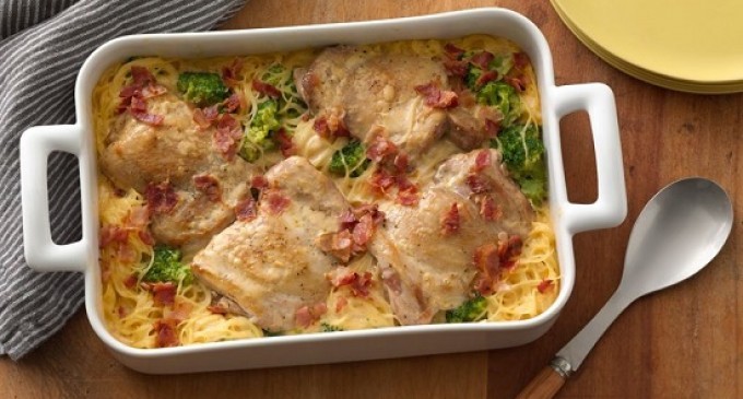 This Smothered Chicken Casserole Has A Secret Ingredient; You’ll Never Guess What We Added In