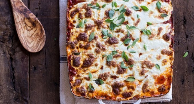 Looking For A Cheesy, Beefy Spaghetti Casserole With A Homemade Sauce Poured On Top?