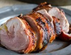 This Pork Tenderloin Recipe Just Got A Crispy Upgrade With Bacon & A Delicious Savory Glaze