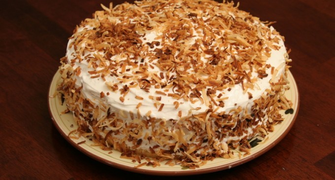 This No Bake Coconut Ice Cream Cake Is One Of Our Favorite Things To Bake In The Summer!!!