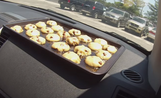 We Baked A Batch Of Cookies Inside Our Car Just To Prove How Hot It Could Get Inside & It Worked!