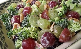 Not All Salads Are Over-The-Top Healthy; This Creamy, Bacon & Broccoli Recipe Is Light Yet Has A Nice Flavor Profile