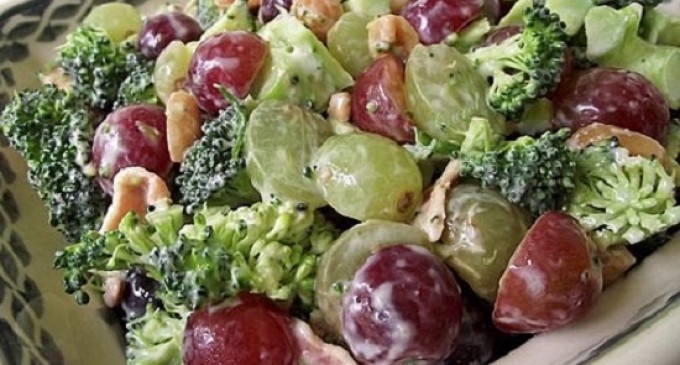 Not All Salads Are Over-The-Top Healthy; This Creamy, Bacon & Broccoli Recipe Is Light Yet Has A Nice Flavor Profile