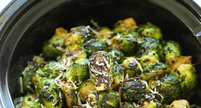 There’s No Need To Turn On The Oven To Enjoy These Amazing Brussels Sprouts – Just Toss Them In Your Crock Pot!