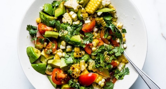 Looking For A Light & Zesty Corn Salad With A Ton Of Avocado & Roasted Vegetables? Check This Out!